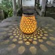 Faux Bamboo Solar Garden Lantern
