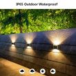 Fence Garden Solar Lights - 4 Pack