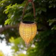 Handmade Rattan Solar Lantern