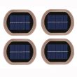 Oval Solar Up Down Light - 4 Pack