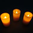 Pure wax Battery candle real LED flame effect | 3 pack