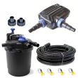 Pond Pump and Filter Set - Pond Creator 6000 showing tubes and clips