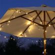 Solar Outdoor Fairy Lights 50 Warm White showing leds
