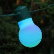 Smart Solar Party Lights 20 LED Colour Changing used as decoration in garden