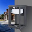 Solar Box Frame Outdoor Wall Lamp