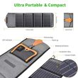 Solar Charger 24w Portable Solar Panel Dual USB Ports