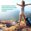 Solar Charger 24W Solar Panel with Triple USB Ports dimensions