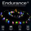 Solar Christmas Lights 100 in 5 colours PowerBee Endurance ® : close up of string