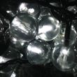 Solar Fairy Lights Clear Ball 50 White LED PowerBee Endurance ® : back of panel