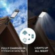 Solar Flood Lights Remote Control 600 Lumens