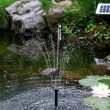 Solar Fountain Sunspray SE 360 ® for containers and small ponds : showing pump with spray head attachment