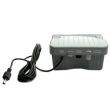 Solar Water Feature Pump with battery backup : close up of battery backup