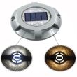 Solar Ground Lights - 2 pk - Showing these lights can also be used on a wall