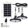 Solar Hanging Shed Light with Remote