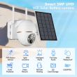 Solar Powered CCTV Camera Wifi 5MP - PTZ 