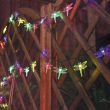 Solar Powered Multi Function Dragonfly Fairy Lights in multi colour