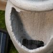 Solar Powered Orb On Vase Cascade