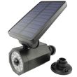 Solar Powered Wall Lights with PIR, White SMD