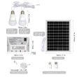 Solar Shed Light Kit Hub 5000