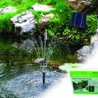 Solar Water Fountain SolarShower 250 showing pump
