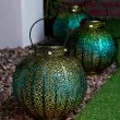 Solar Blue and Gold Moroccan Lantern patterns