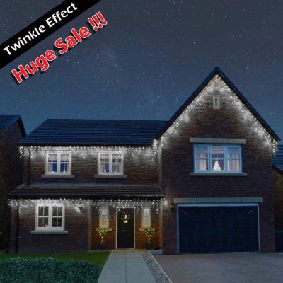 ConnectPro Icicle Lights white cable