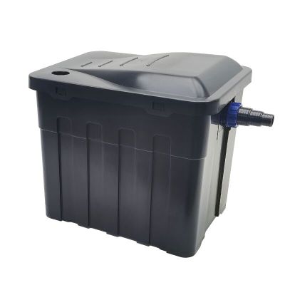 Gravity Pond Filter Box - Open Showing 4-Stage Filtration Media