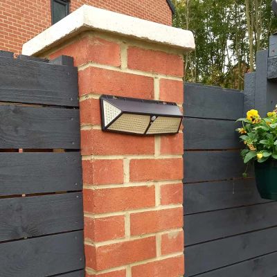3500 Lumen Professional Motion Activated Solar Security Light – Hybrid Power