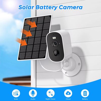 Solar CCTV Camera Wifi – 4MP 2K HD Night Vision