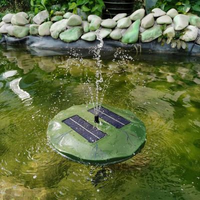 Solar Floating Lily Pad Fountain A