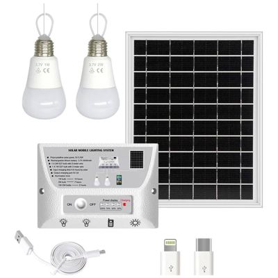 Solar Shed Light Kit Hub 5000 | High-Capacity USB Solar Lighting for Sheds