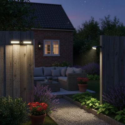 Cadet Compact Solar Wall Light – 200 Lumen