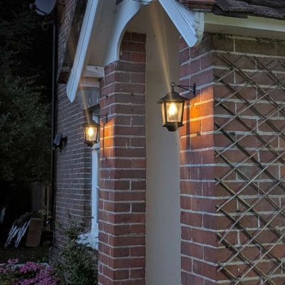 Vintage Hanging Solar Lantern – Premium LED Outdoor Wall Light