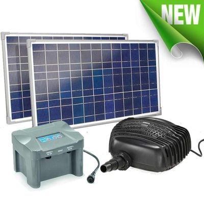 Solar Powered Water Pump with Battery Backup 50W