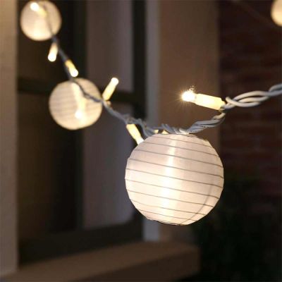 White Chinese Paper Lanterns
