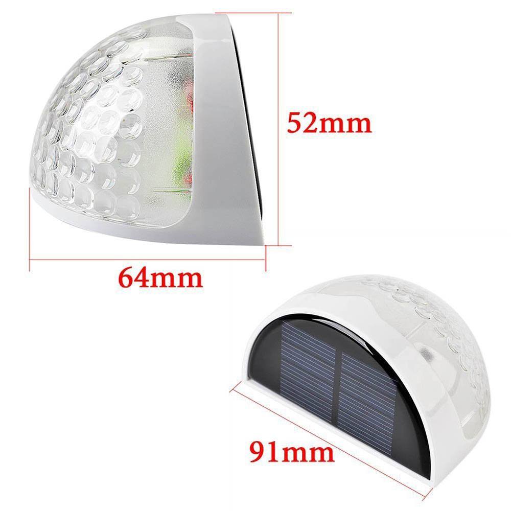 Eclipse Outdoor Solar Wall Light : size