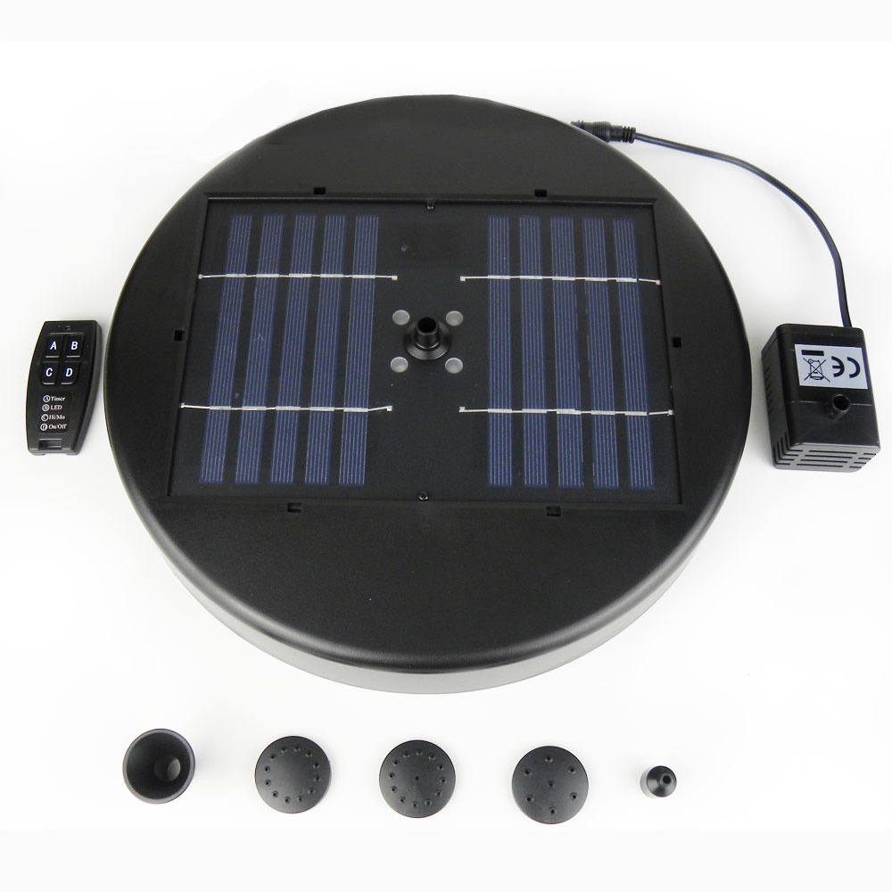 Floating Solar Fountain : SolarShower Float 200 full kit