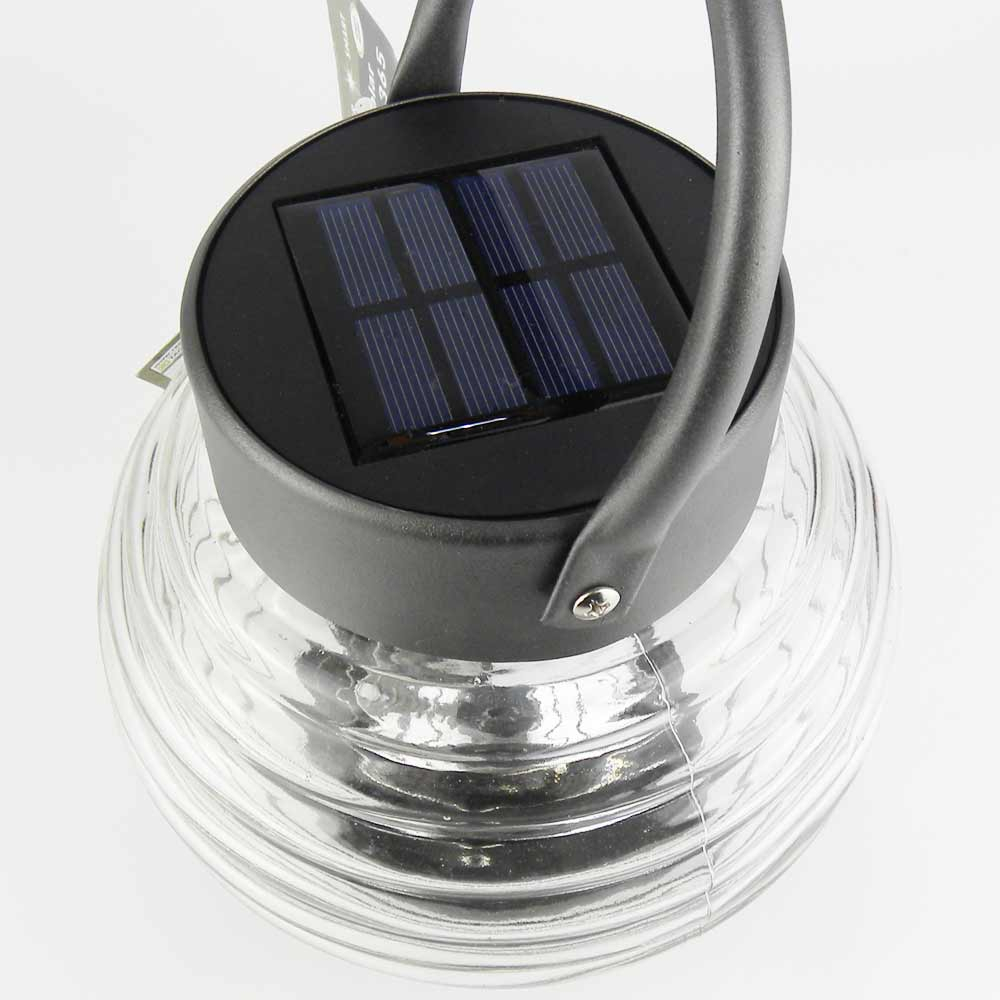 Globe 365 Solar Powered Lantern showing solar panel