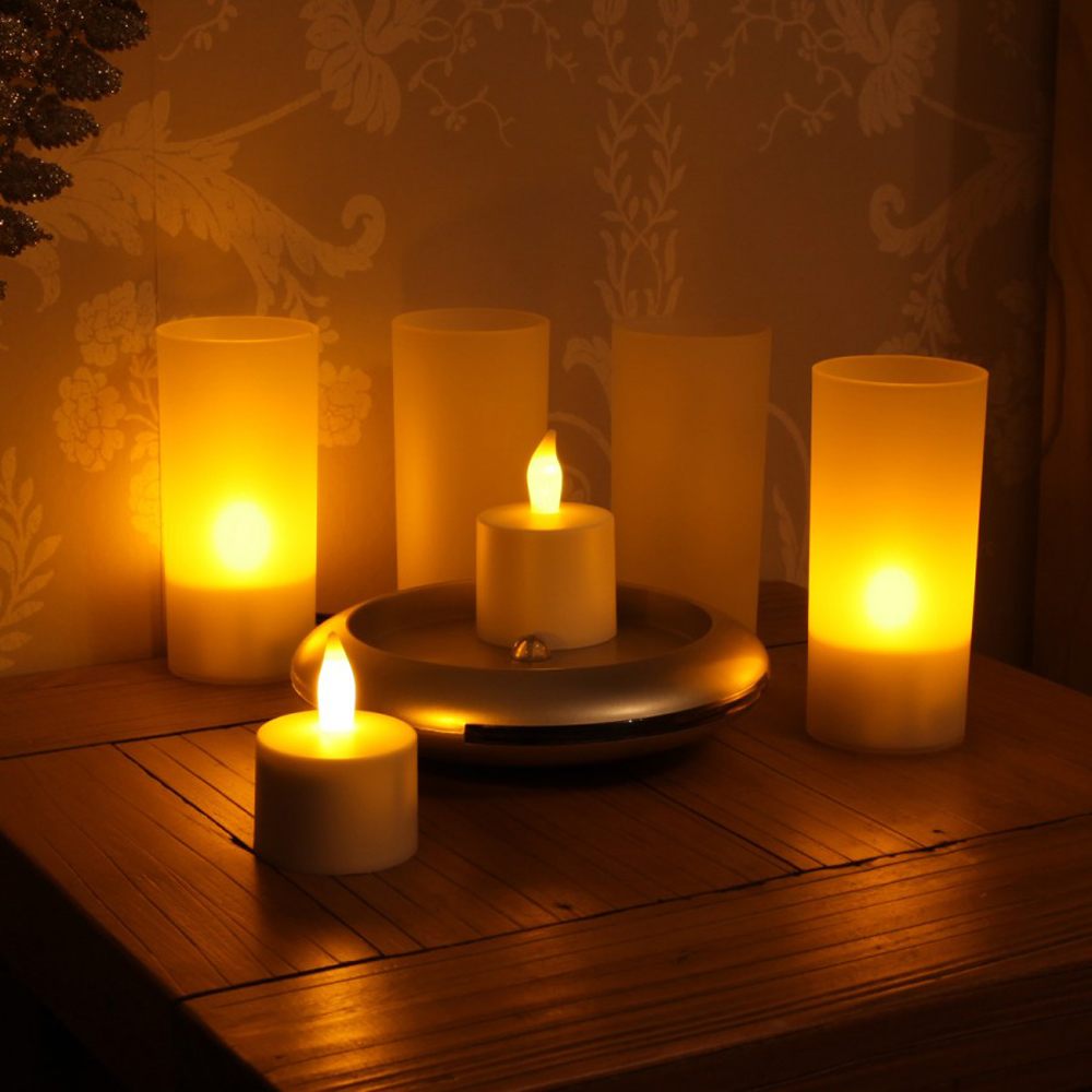 Wirless Induction Power Led Candle tea lights