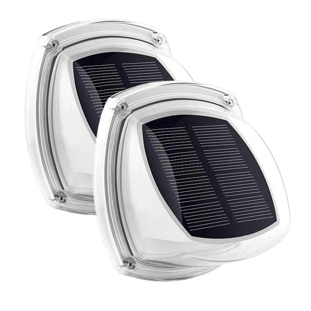 Integra Garden Fence Solar Lights 2pk