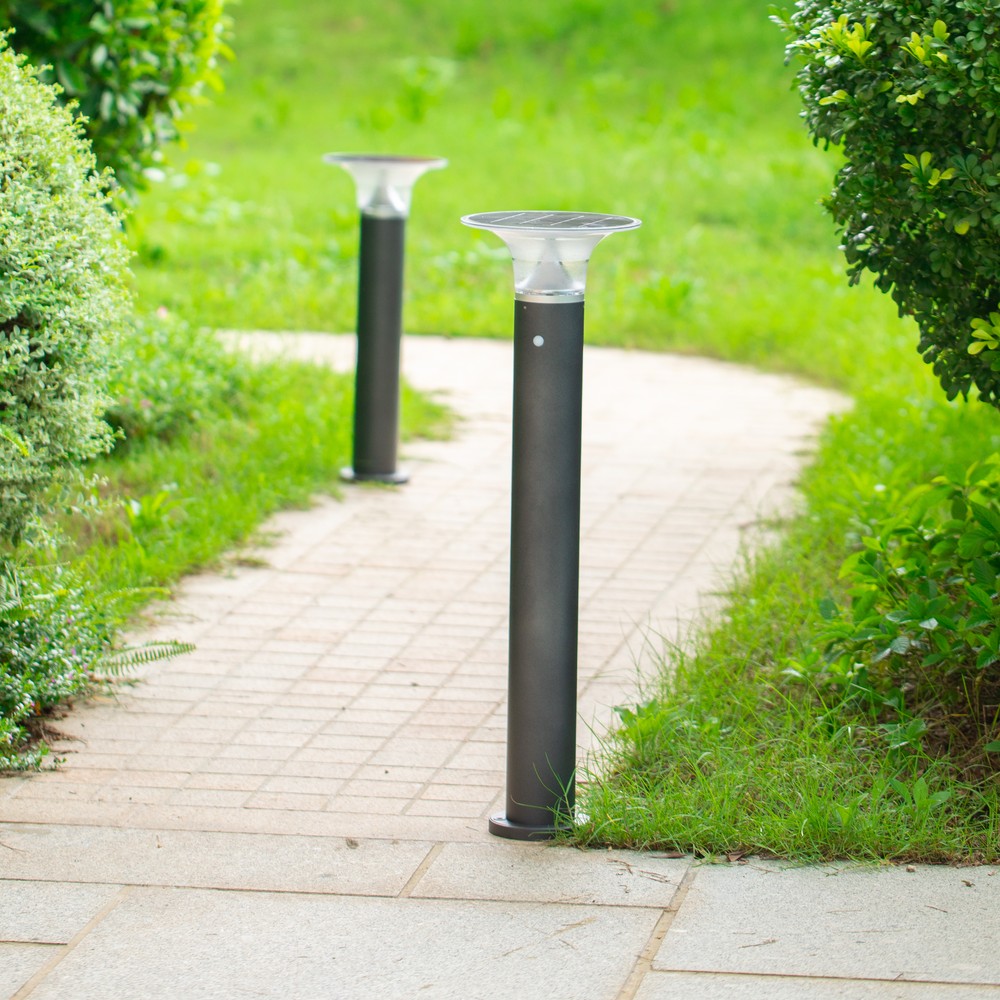 Kew 110 Lumen Solar Bollard Light – White or Warm White, 2 Brightness Levels, 60cm
