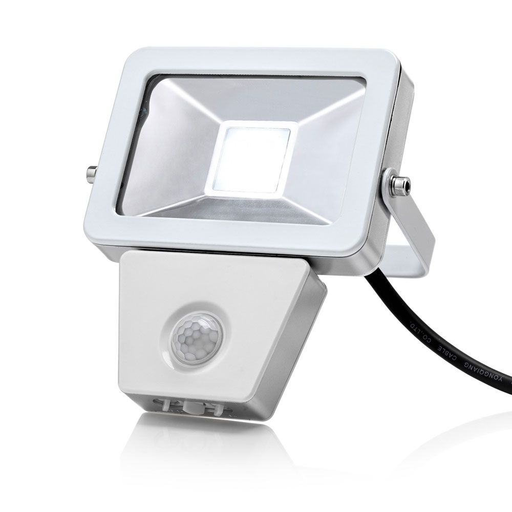 Outdoor Security Lights 10w white version turned on
