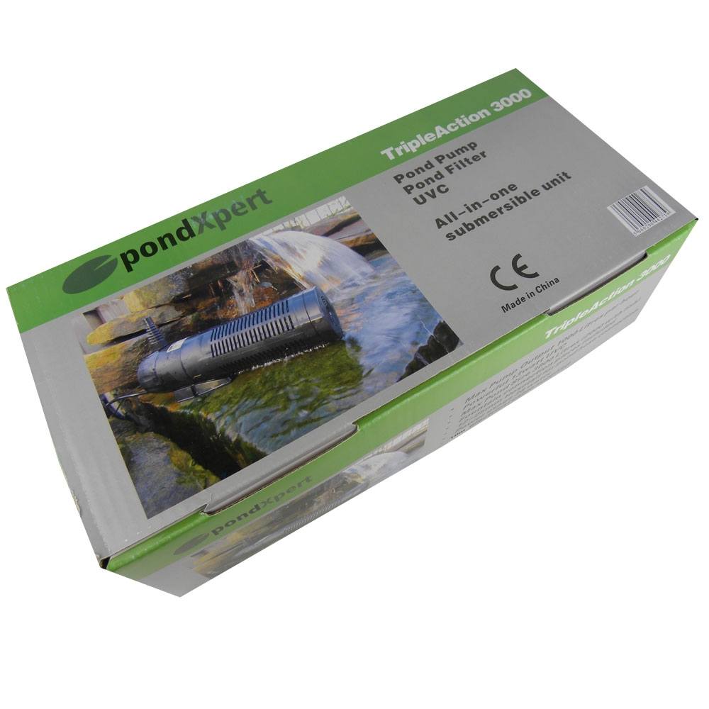 pond filter all in one triple action 3000 in box