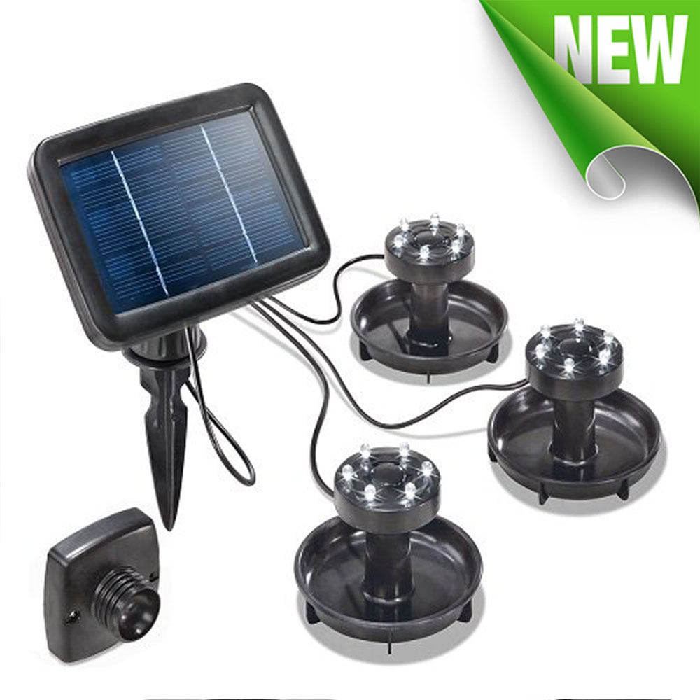 Solar Pond Lights | Underwater Pond Lighting | PowerBee (3 Lights Set) - full kit