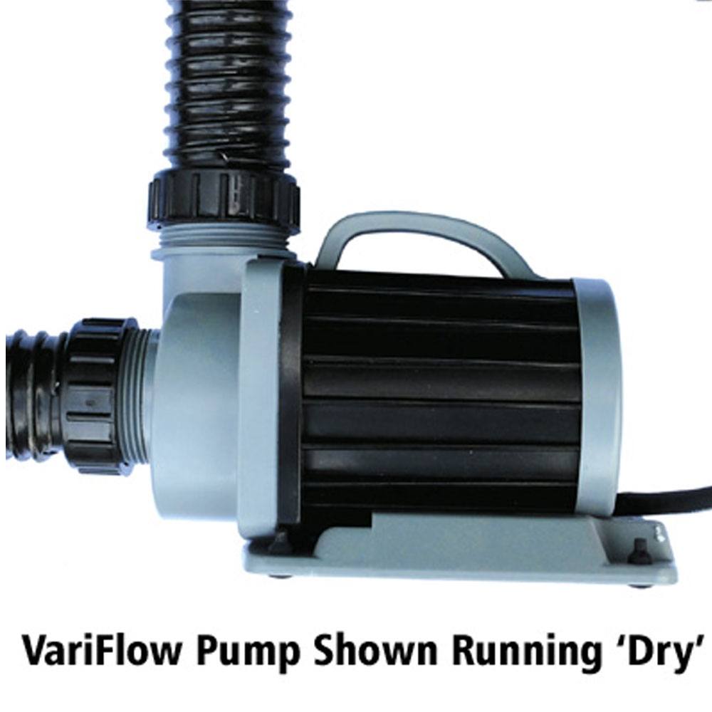 Pond Pump Variable Flow Variflow 10000 gravity feed