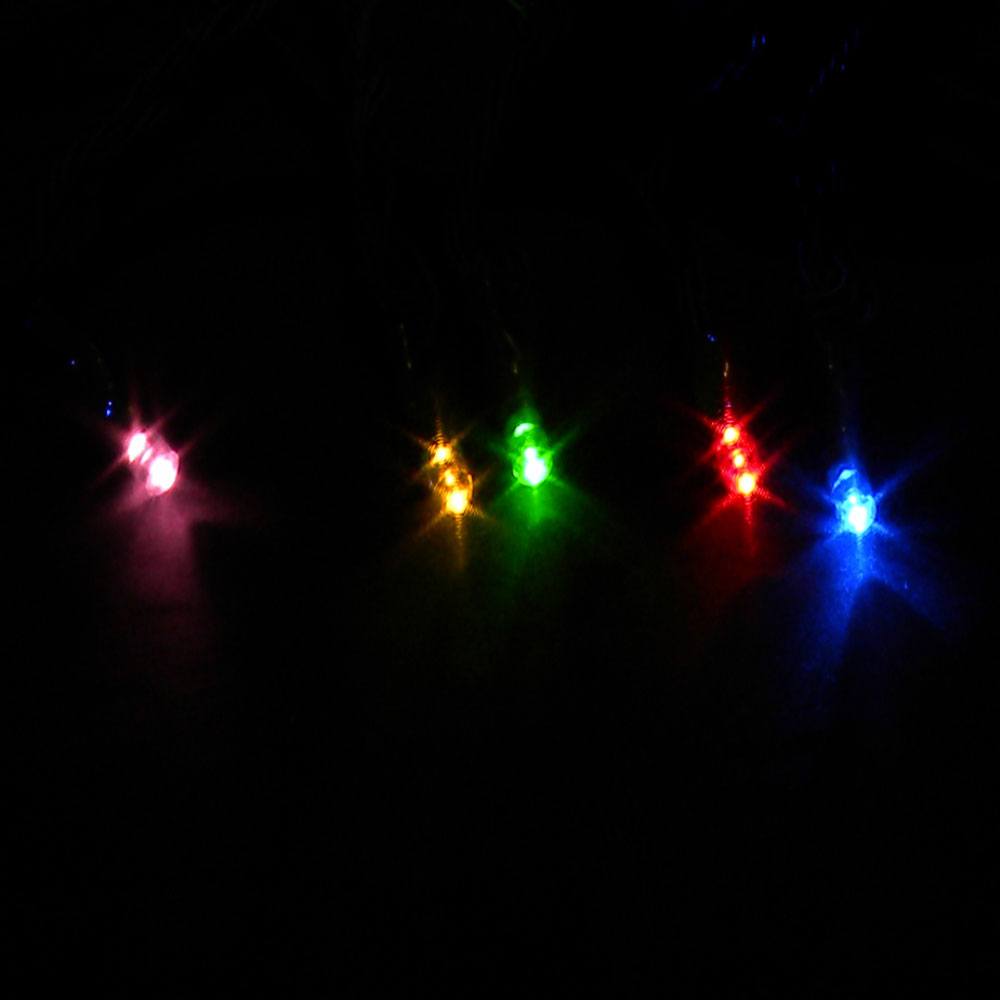 Solar Christmas Lights 100 in 5 colours PowerBee Endurance ® : close up of led