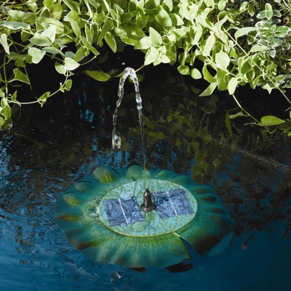 GSL SS-GSL-APP005B Energy Saving Solar Floating Lily Fountain 