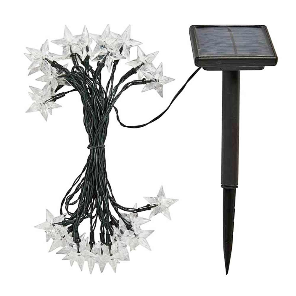 Solar Powered Super Bright Stars showing stars and panel kit