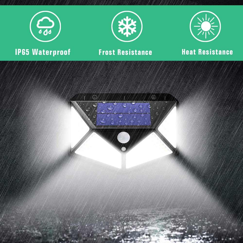 Solar Security Light Fusion with 20 SMD LEDs showing heat frost and weatherproof to ip65