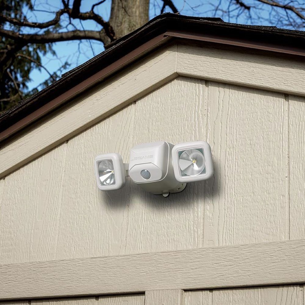 Battery Security Light Twin Head
